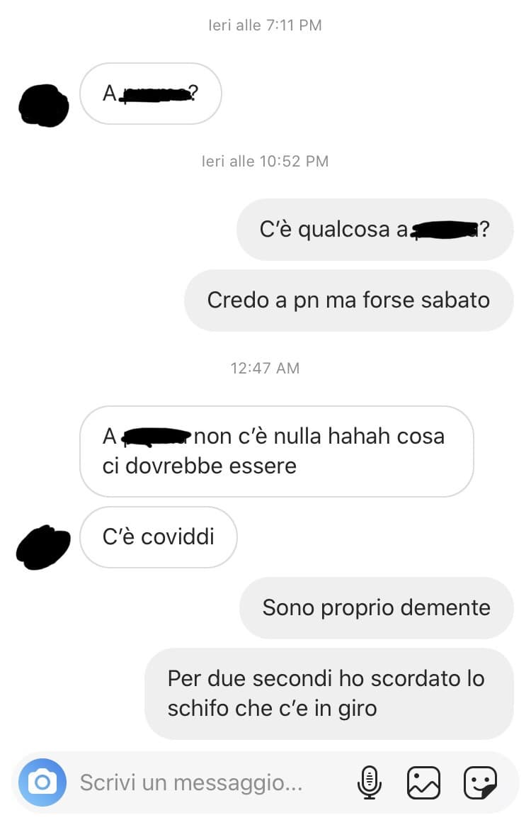 Figura di merda con “crush” fatta ahahah