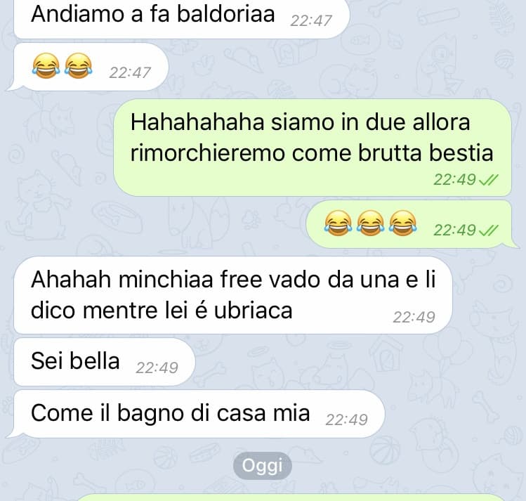 Hahahahahaha c’è da dire che per lui è un complimento ?