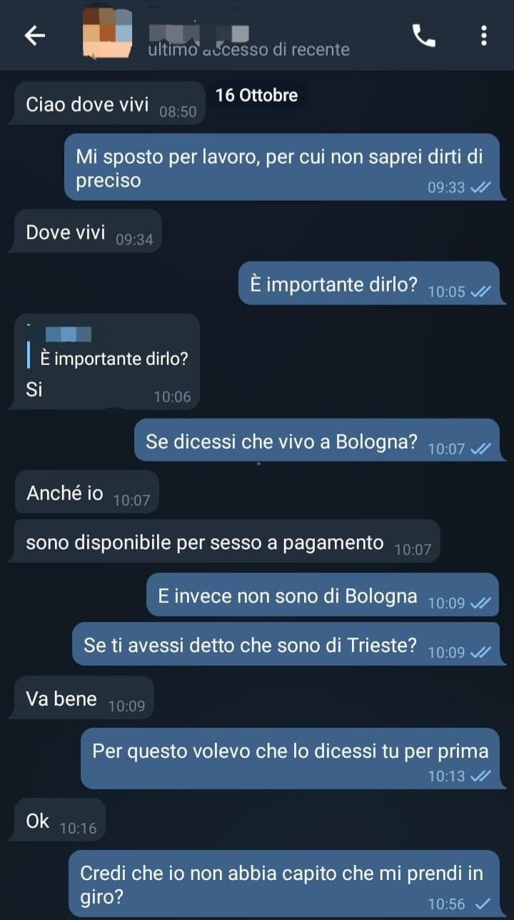 Trollare i truffatori su telegram