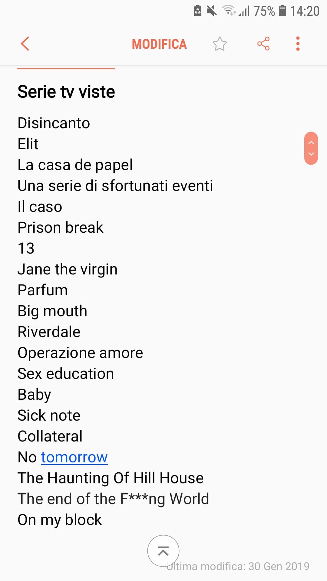 Mi consigliate qualche serie tv ? .
Queste sono quelle che ho visto :