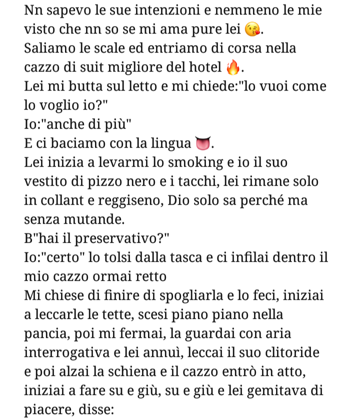 mio dio ma questo è ancora peggio. perché storie così hanno 50 mila lettori. 