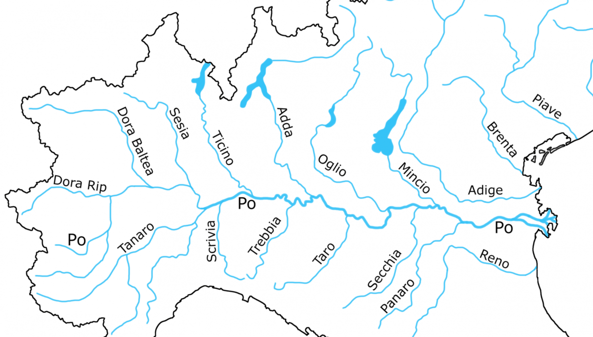 qual é l'affluente del Po a cui siete più vicini? io Oglio?