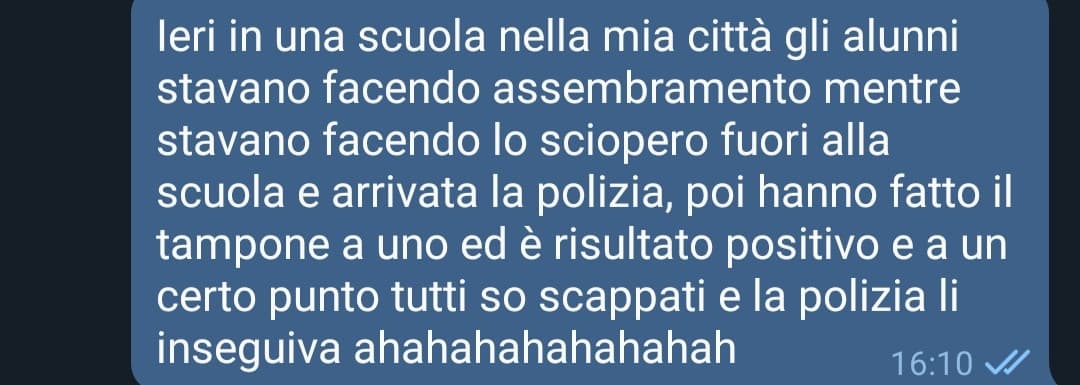 Cosa successa ieri in una scuola nella mia città ?