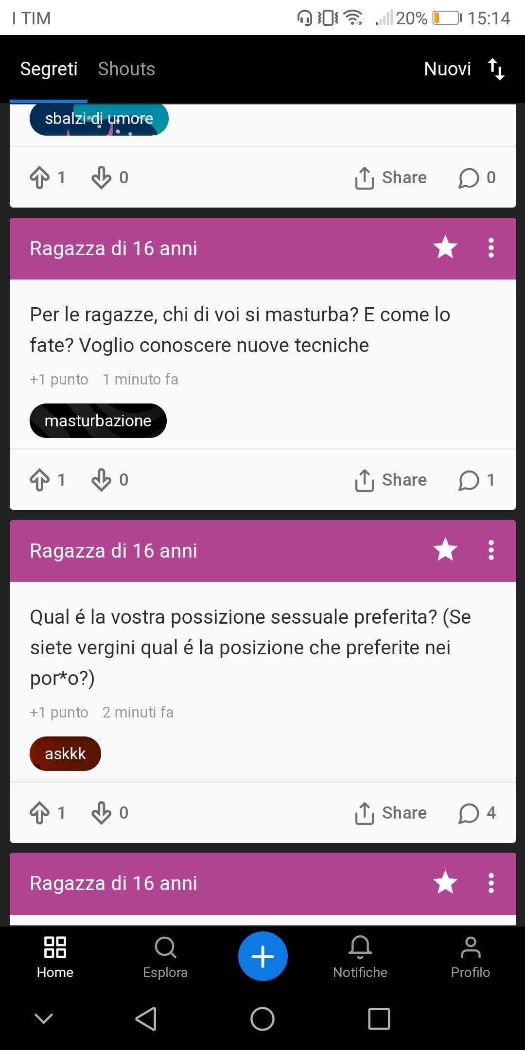 Si ma calmate gli ormoni... 