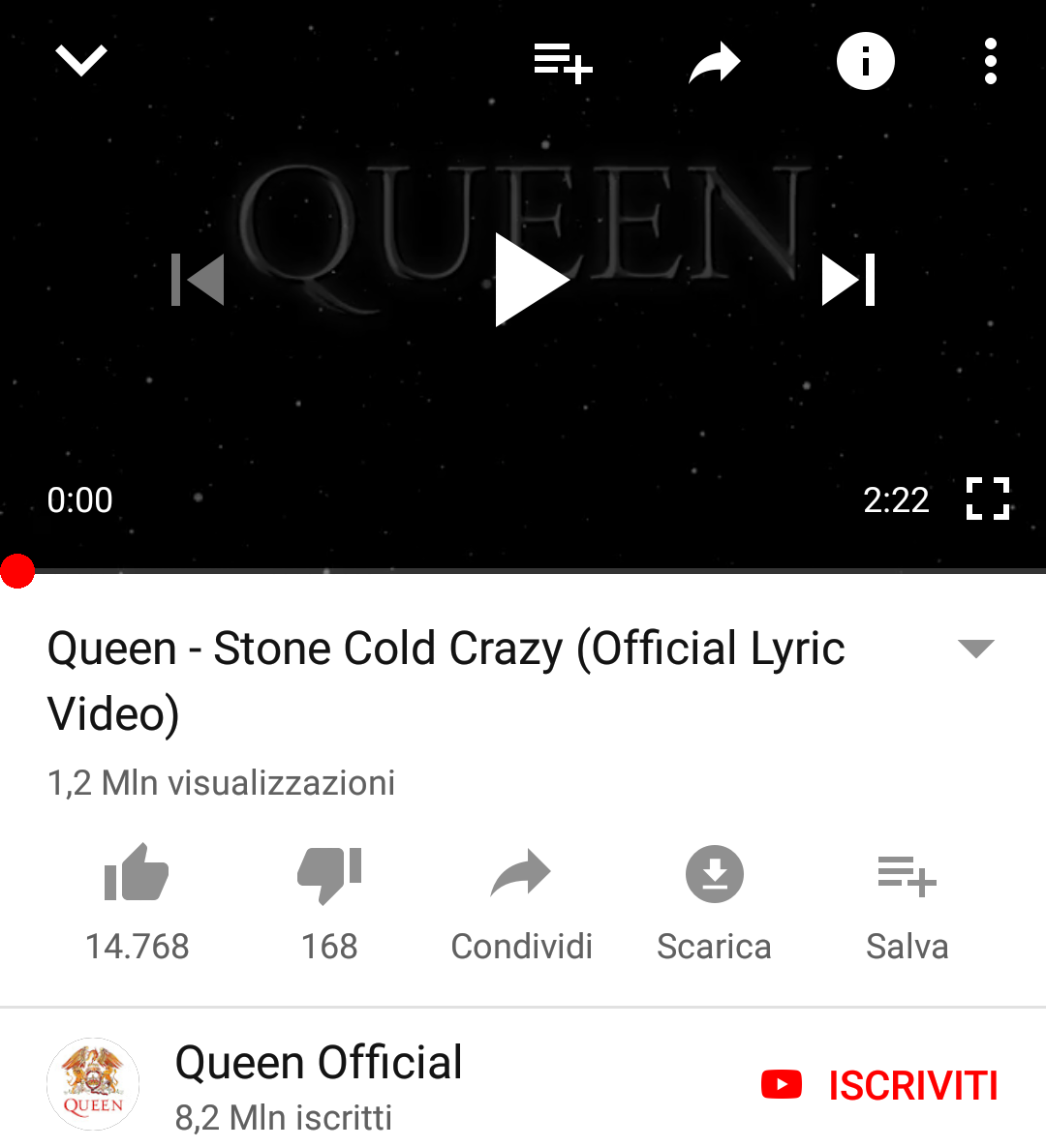 QUEEN: un pezzo quasi dimenticato