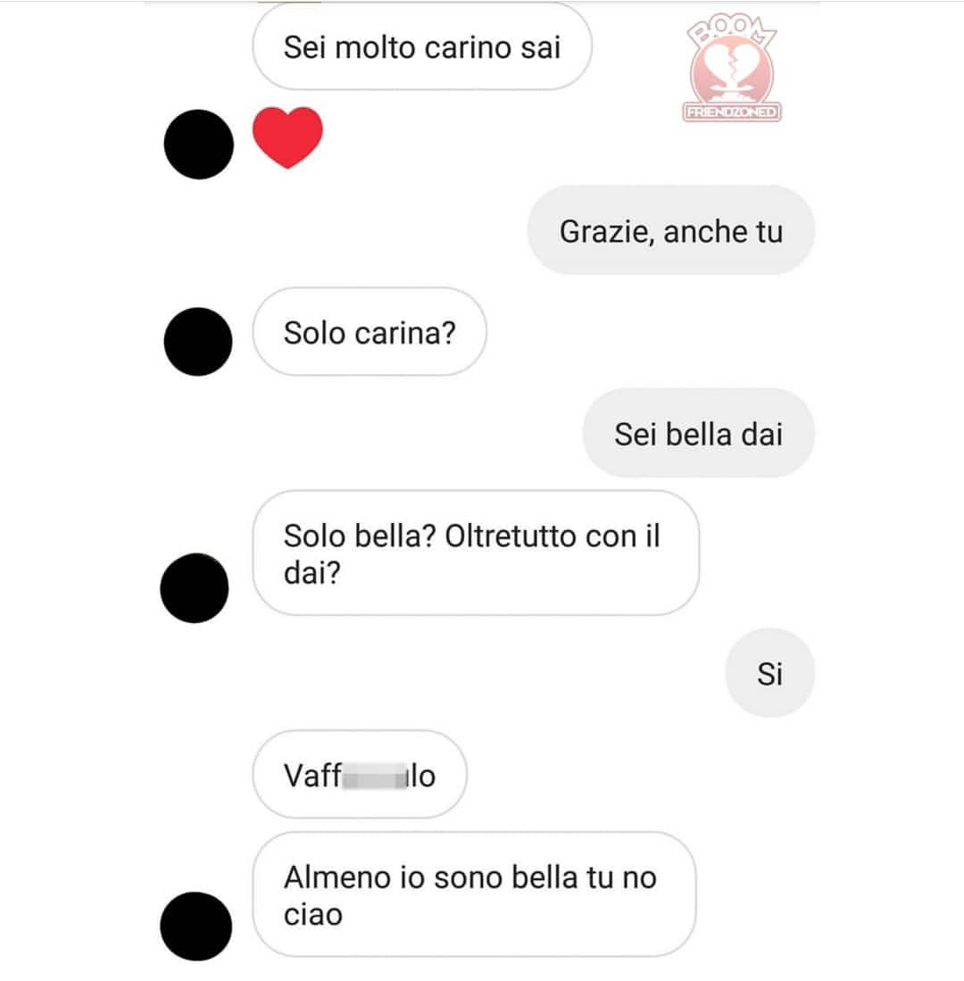 È per questo che amo e allo stesso momento odio parlare con voi femmine