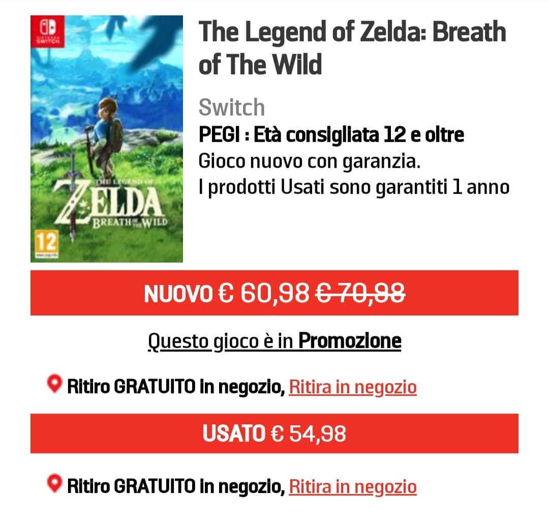 Apparte il prezzo scandaloso della game stop