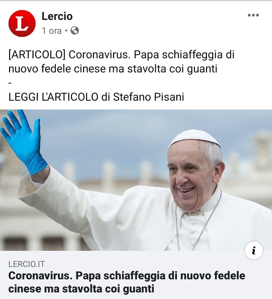 Per rimanere in tema con il vecchio post?