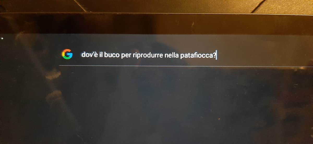 Non l'ho mai saputo.