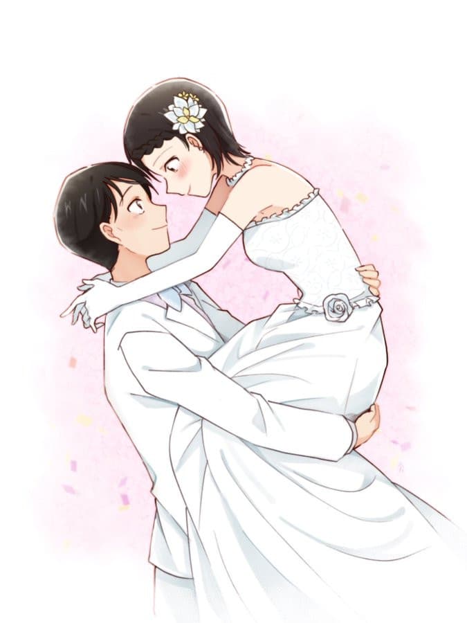 Coppia migliore di Detective Conan, sto ancora bestemmiando che il loro matrimonio fosse solo una finta.