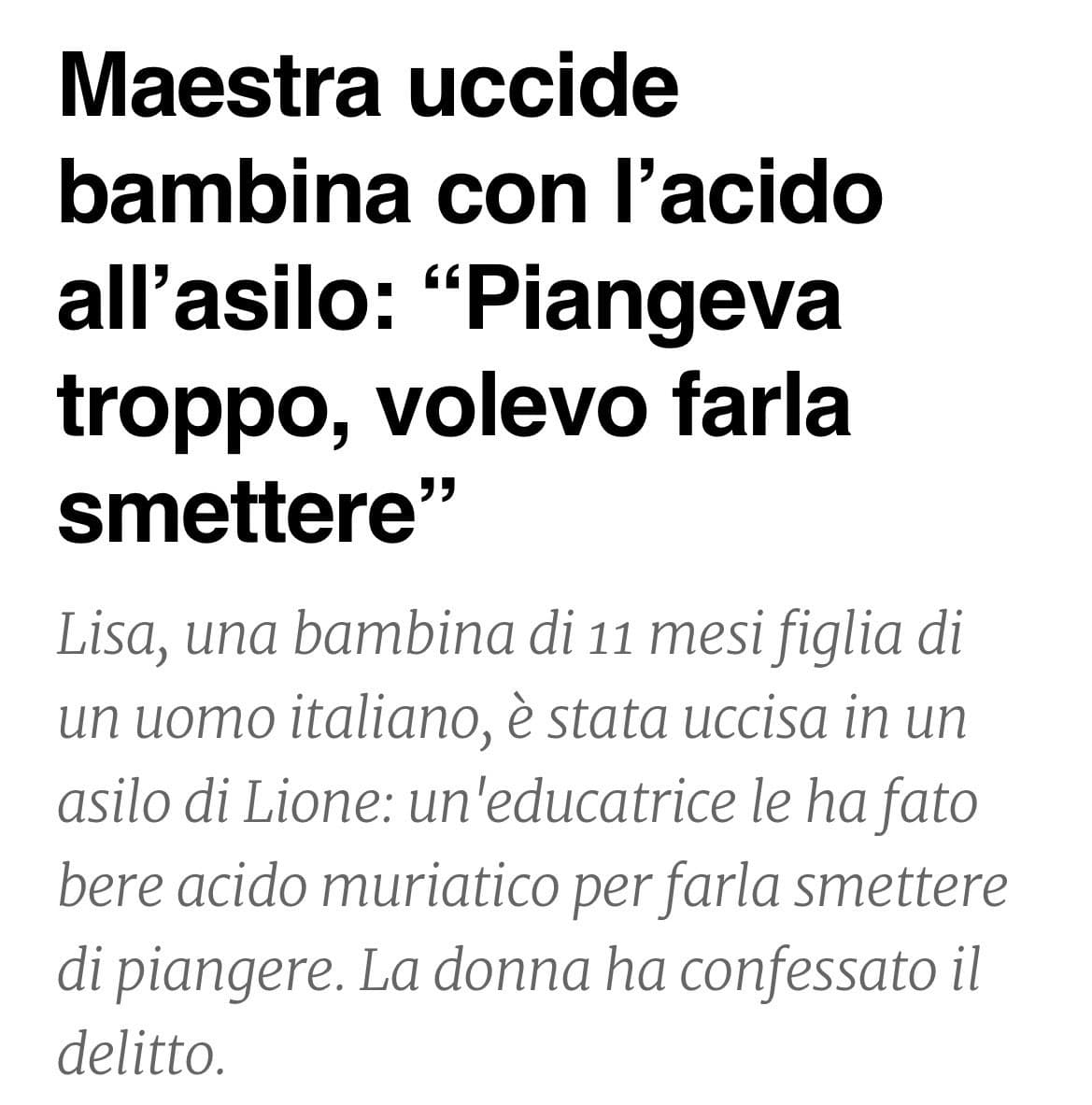 Questo più che paura fa terrore e orrrore