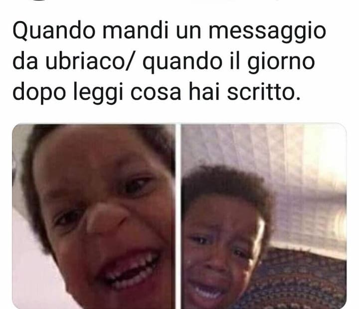 Tratto da una sbronza vera