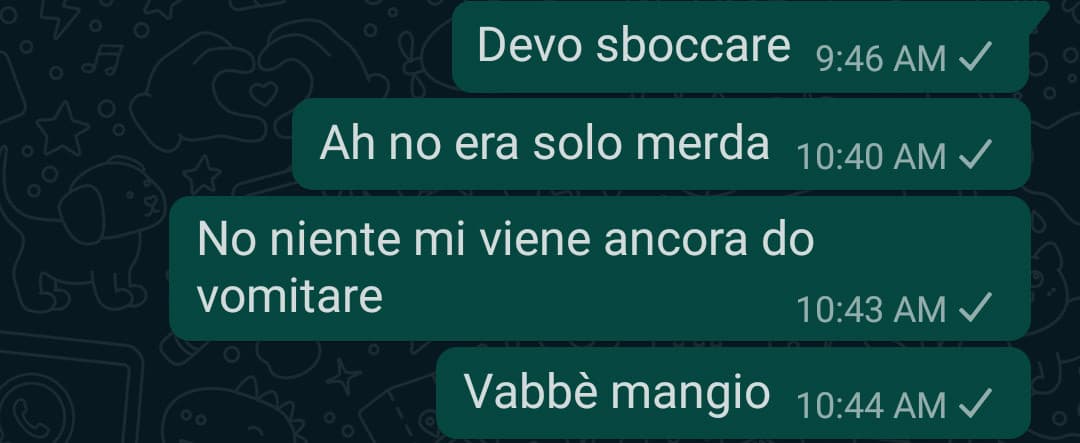 "Secondo me con il tuo ragazzo sei più femminile" sempre io con il mio ragazzo: