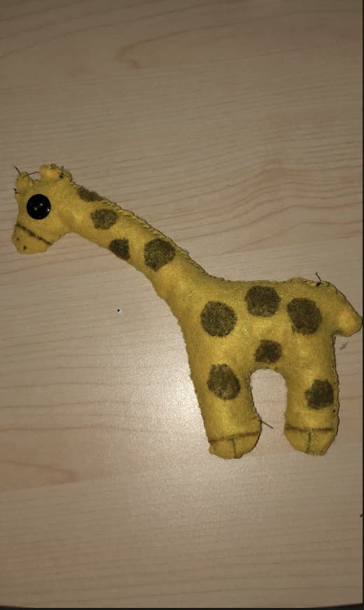 comunque questa è la giraffa che ho fatto ?