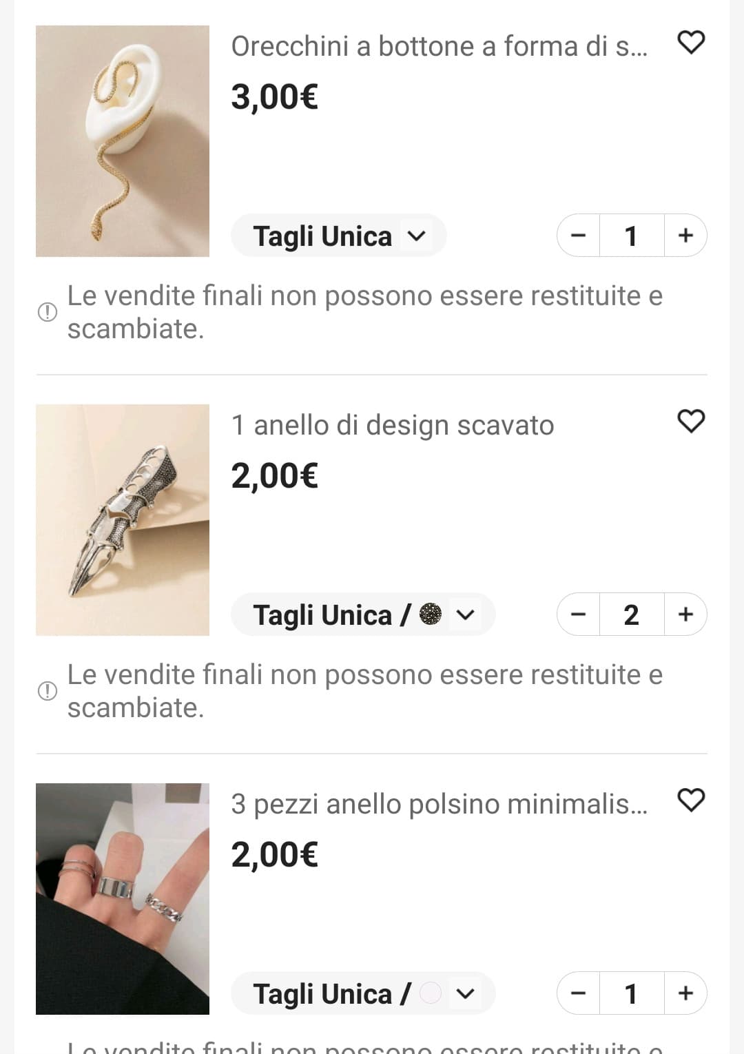 Aiutatemi a scegliere cosa comprare da shein. Totale massimo: 20/25 euro. Cosa vi piace, cosa nkn vi piace