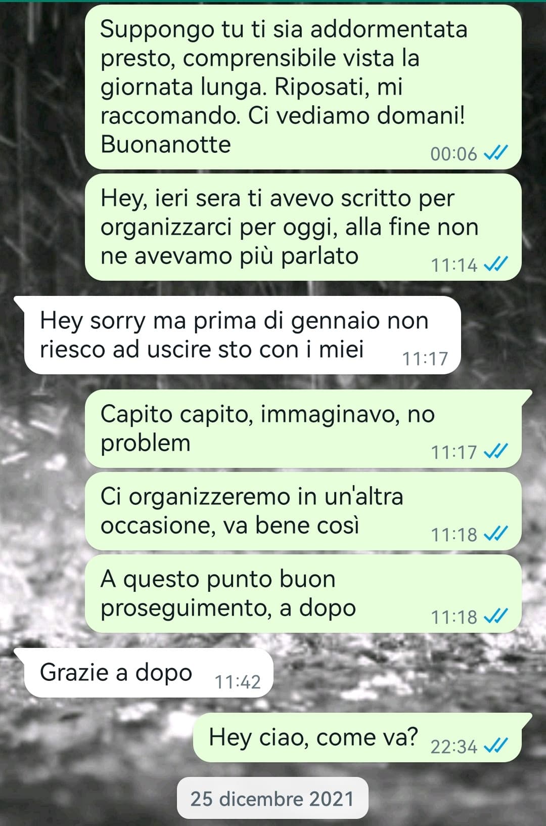 Giulia. Vi esco la chat inedita del 23 dicembre, quando si è mostrata in tutta la sua superficialità