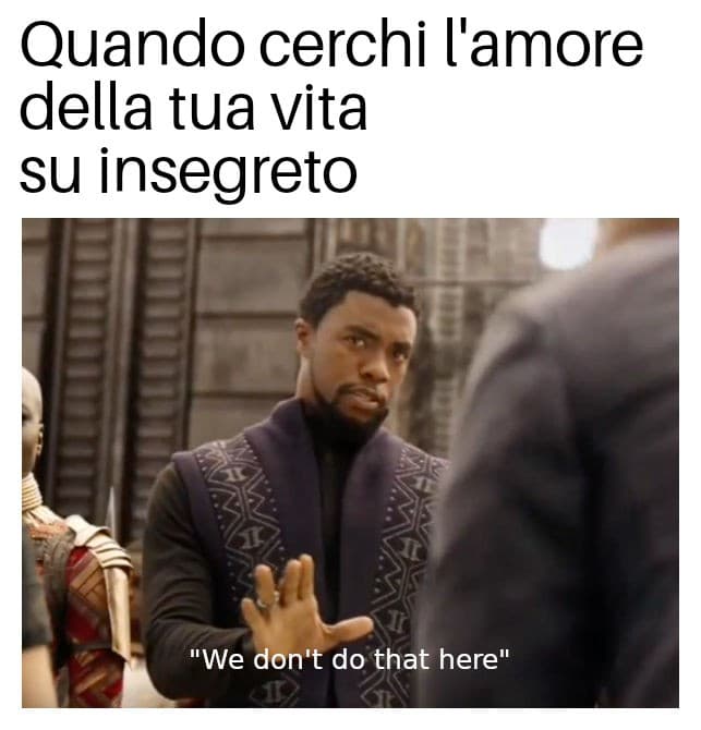 Sempre la stessa storia