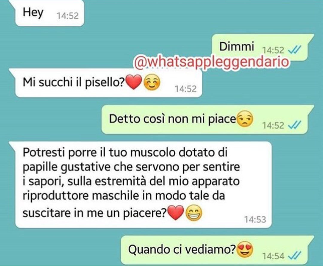 Diretto il ragazzo ??