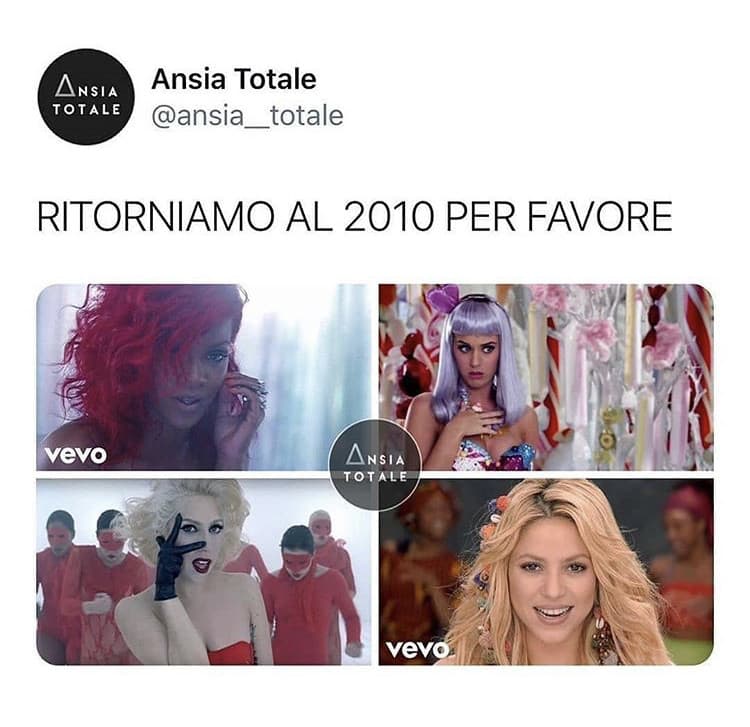 Si perché ero giovane e spensierato e la musica era meglio...