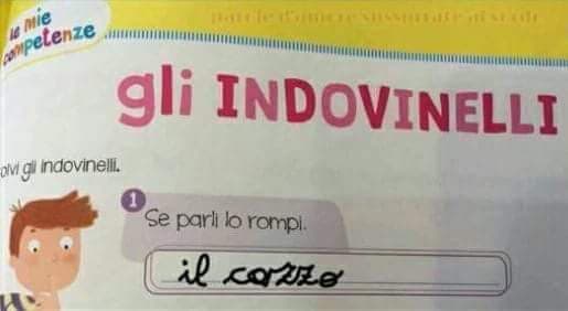 Gli indovinelli, quelli belli...