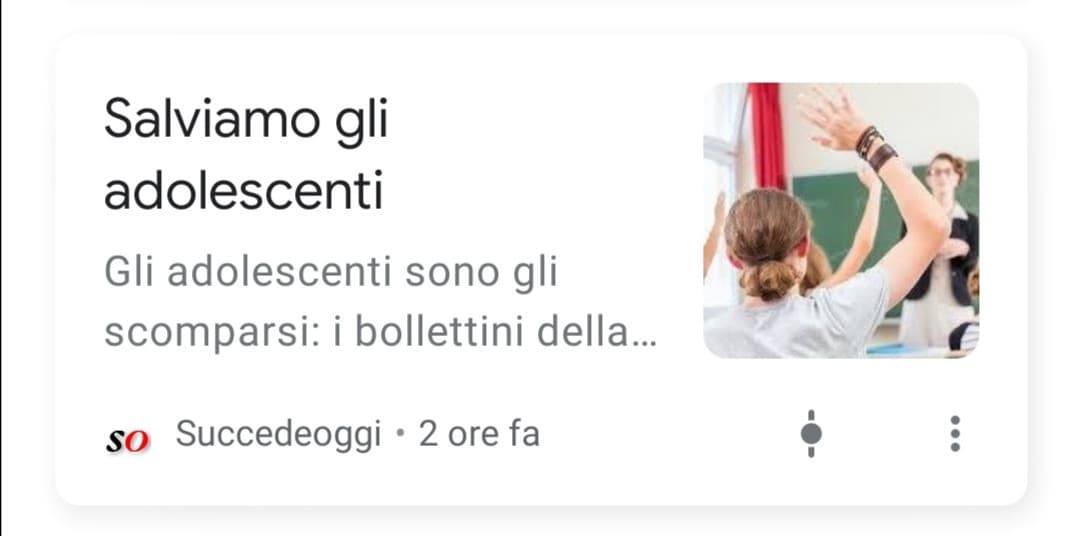 Sinceramente non avverto tutta questa disperazione. Per me sti articolo sono solo altamente sensazionalistici