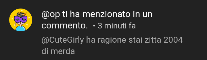 L'età conta più del pensiero.