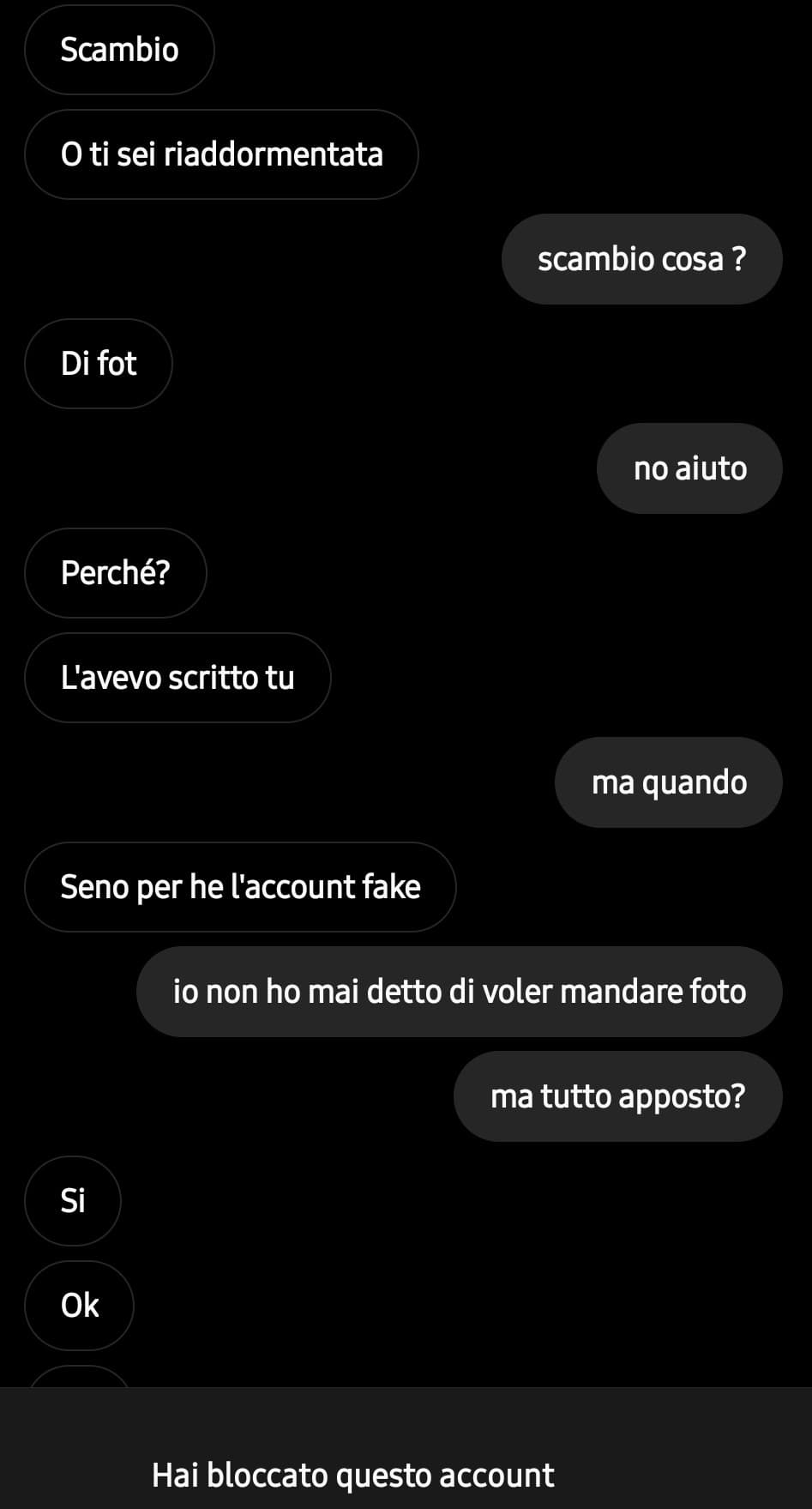 non capisco perché finisca sempre in queste situazioni 