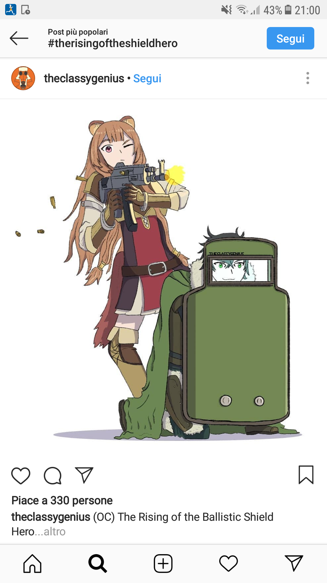 The rising of the ballistic shield hero