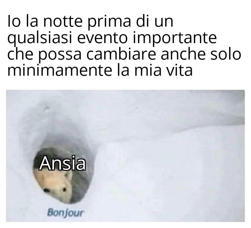 E poi va puntualmente di merda.