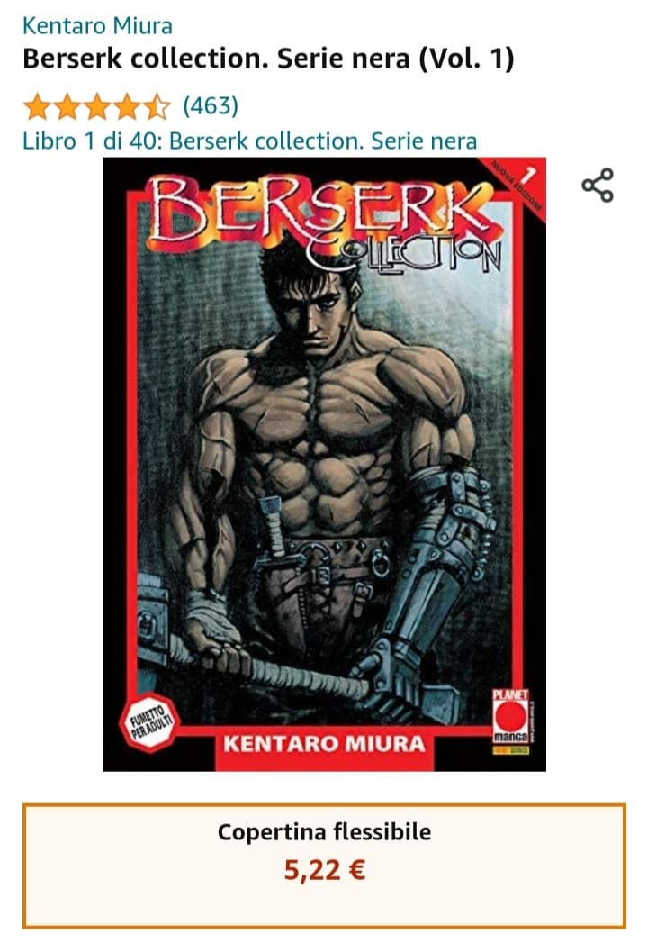 Ho sentito molta gente definire berserk il miglior manga che esista, e avevo intenzione di recuperarlo. Però è davvero superiore a un qualcosa come one piece?