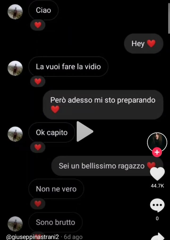 Neanche il me 12enne aveva chat così cringe