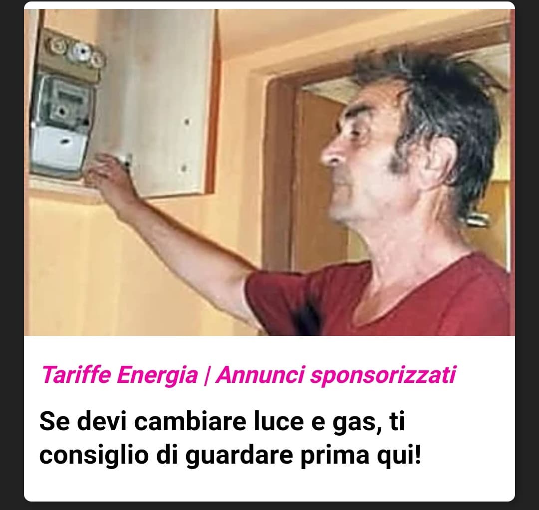 Guardate bene la faccia del tipo