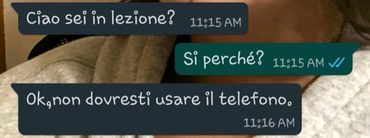 X: "quanto sei stronzo?" mio padre: