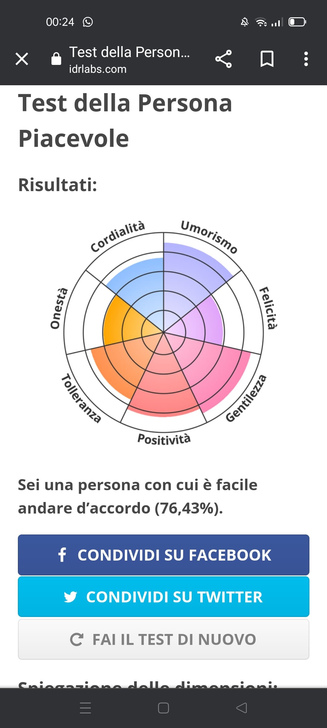 Non me l'aspettavo tutto quell'umorismo 