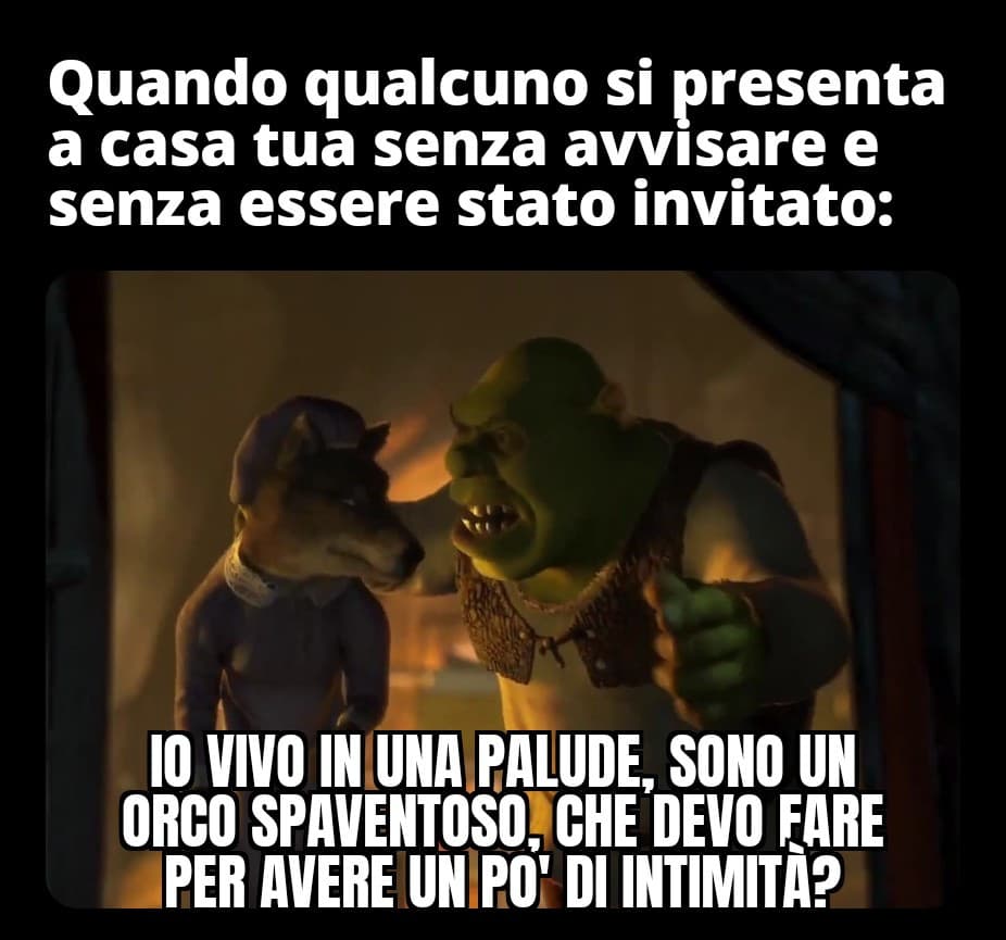 E poi scusa, chi ti avrebbe invitato?