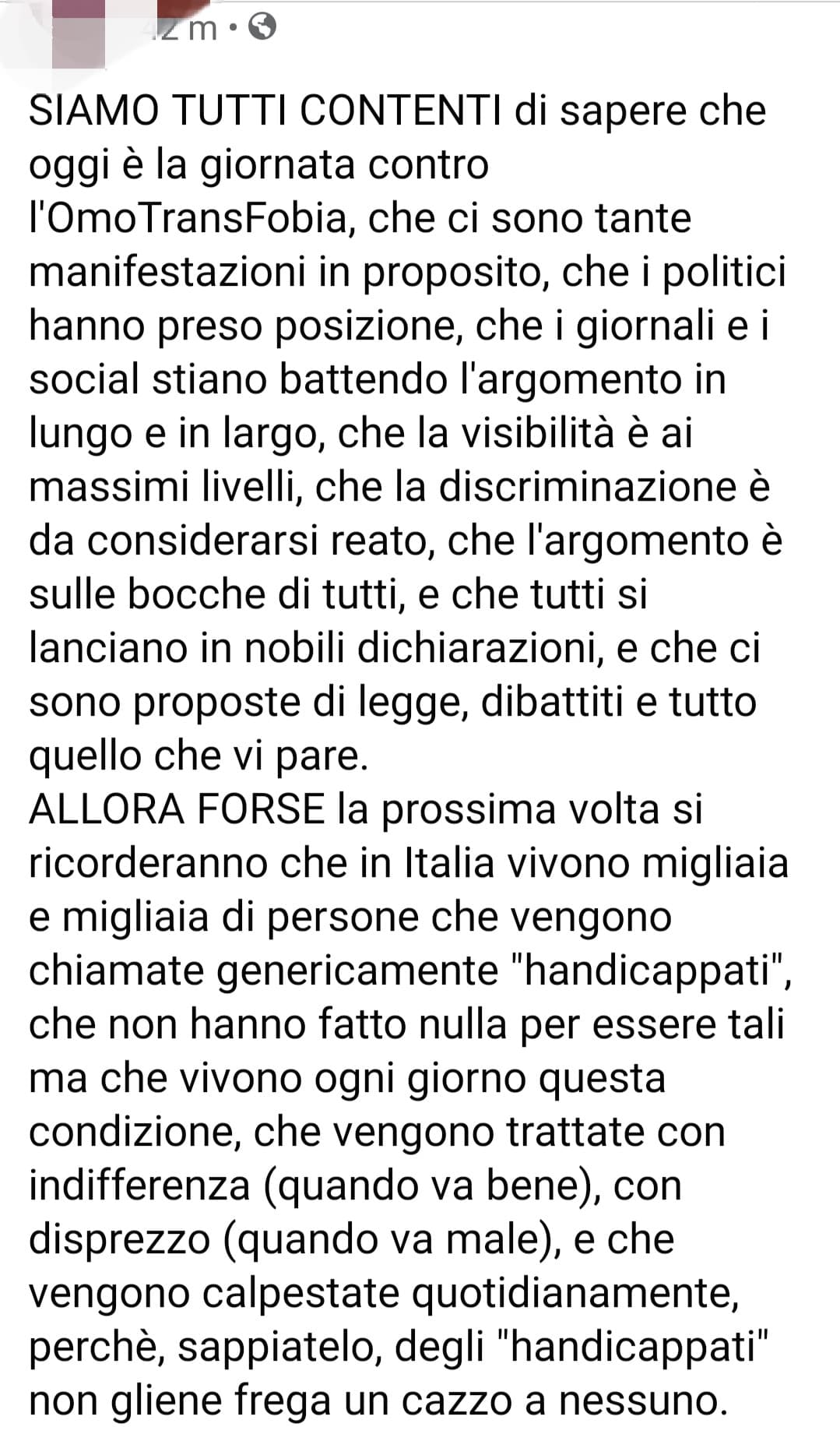 Che cosa ne pensate?