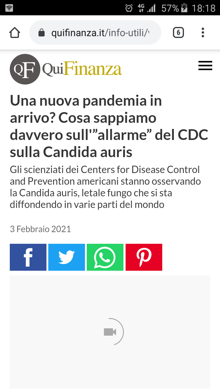 Non facciamo in tempo a toglierci dai coglioni una pandemia che ne può spuntare un altra da un momento all'altro