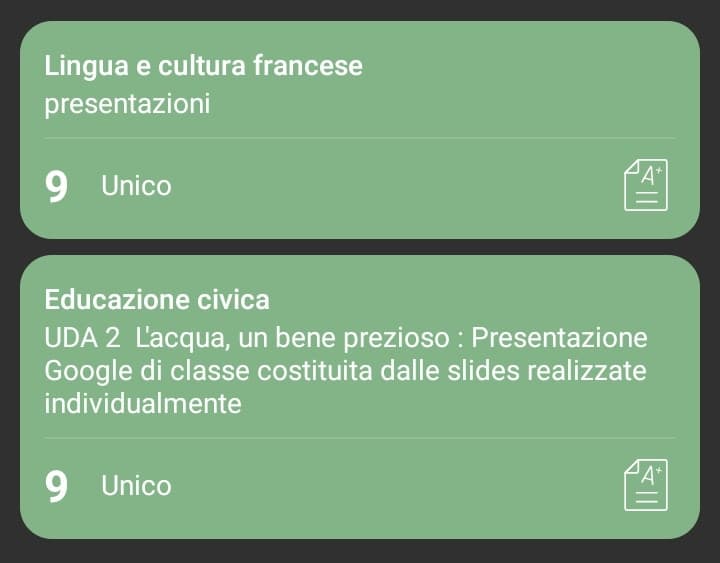 Alla fine il progetto di educazione civica (la parte di francese) è andata bene :D non me l'aspettavo così però, ero molto in ansia per la parte orale, menomale...