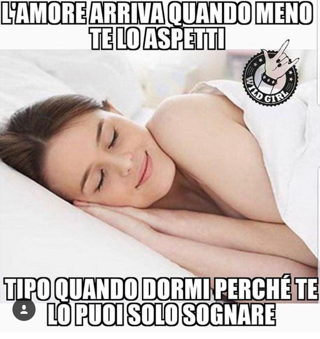 Lasciatemi almeno il sogno...