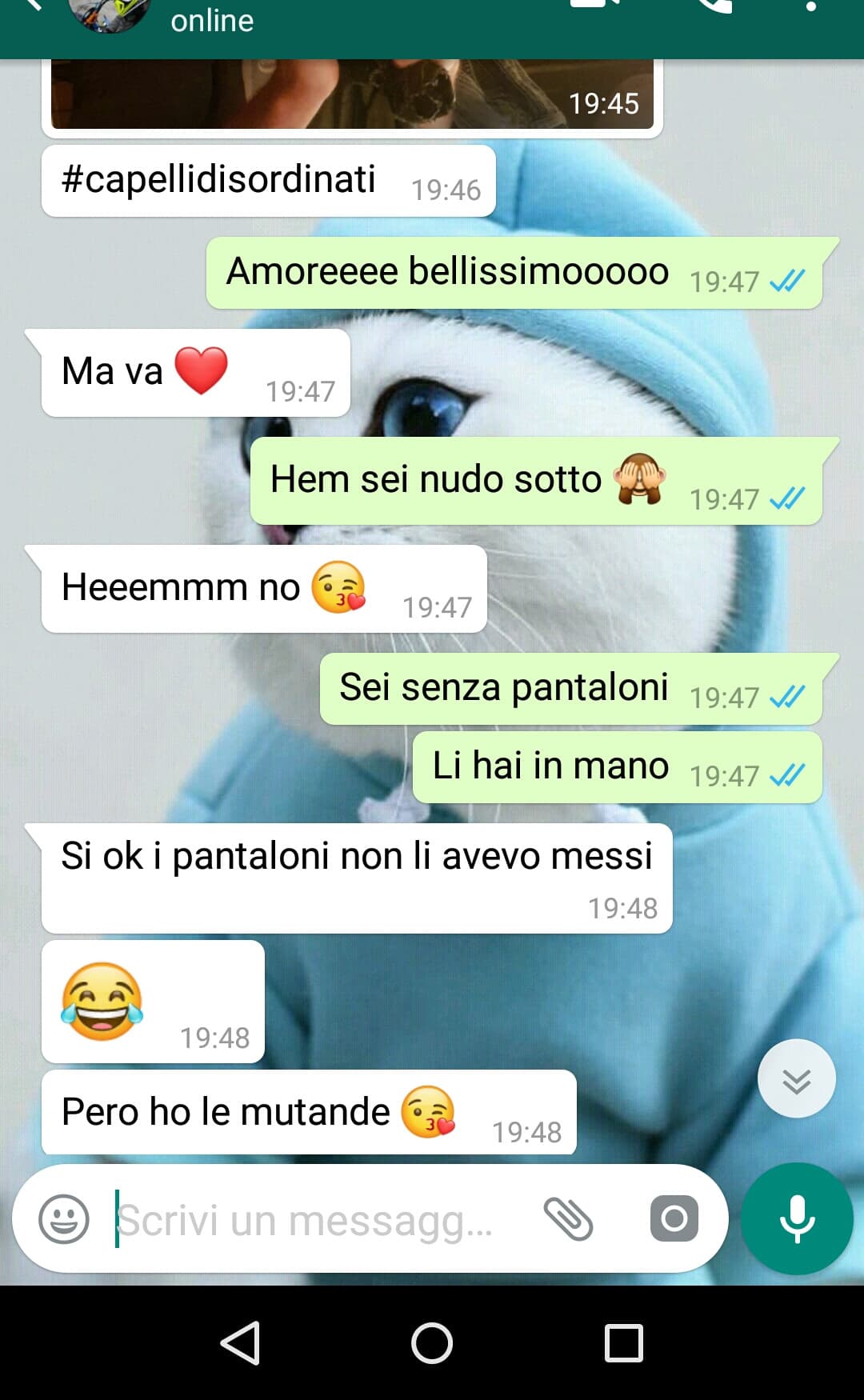 ?? conversazioni imbarazzanti??