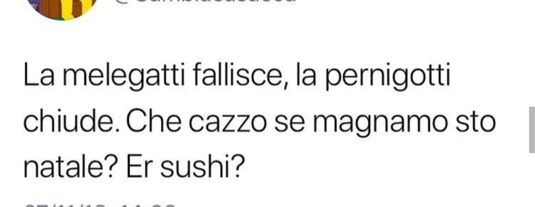 Ceh senza offesa per il Sushi..