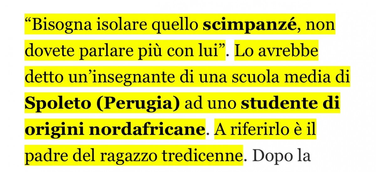 Il problema sono i professori comunisti cit. ?