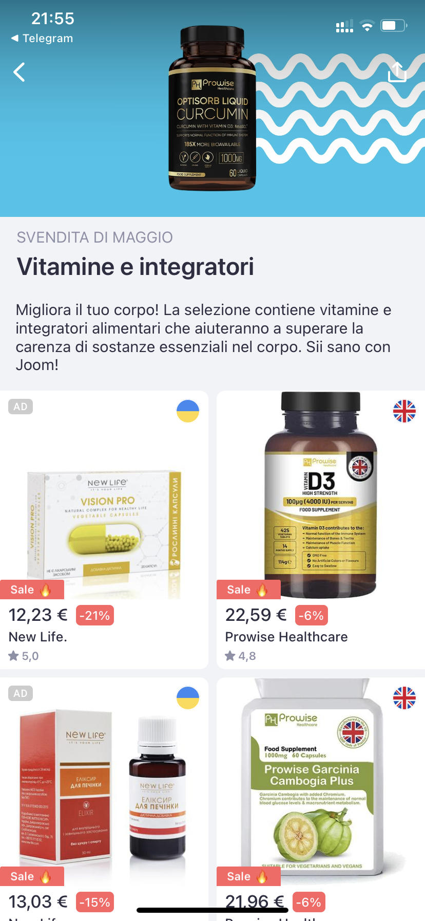 Non mi fiderei troppo a comprare delle vitamine da Joom ma ok