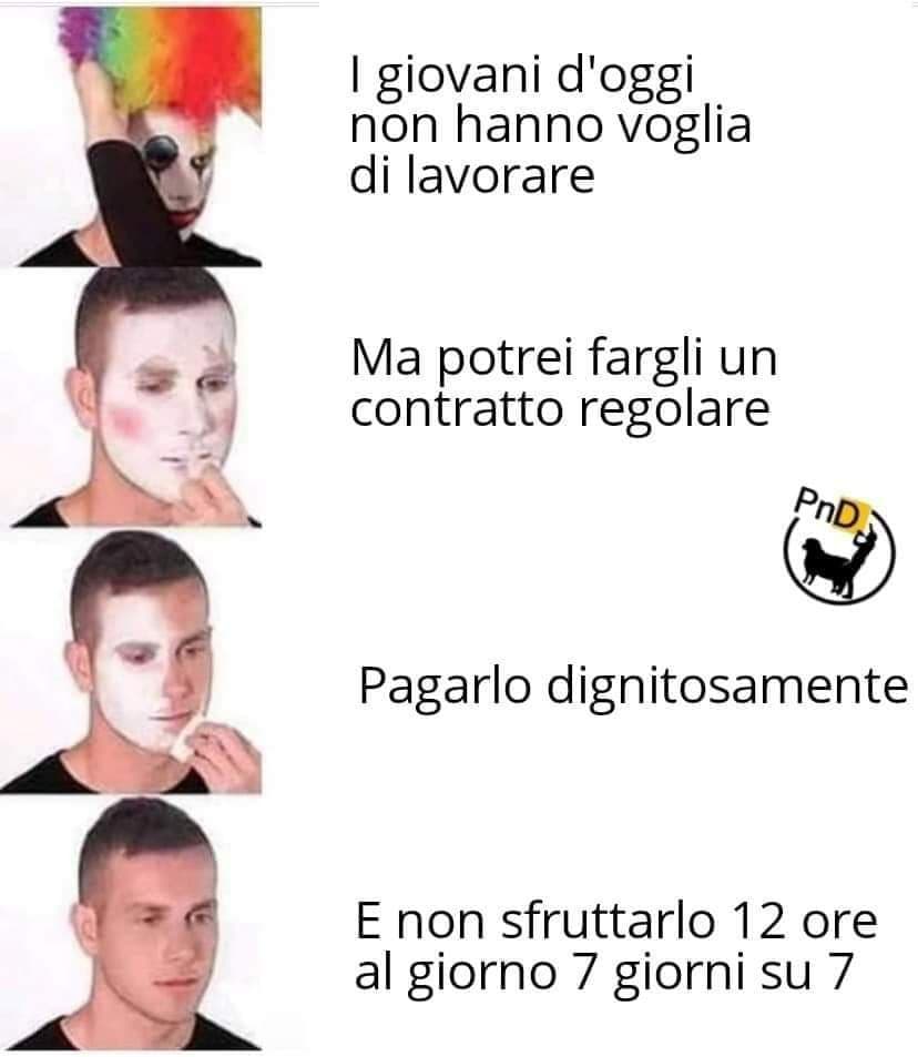 Eh, già, i giovani non hanno voglia di lavorare 