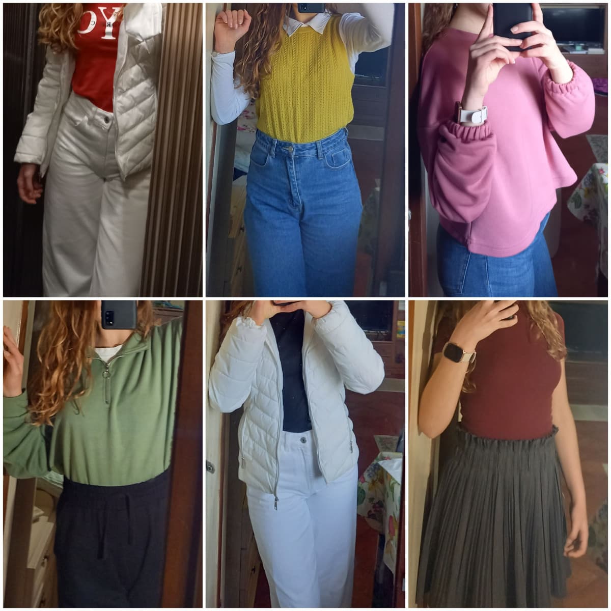 ho deciso, completamente a caso, di fare una foto ai miei outfit al giorno