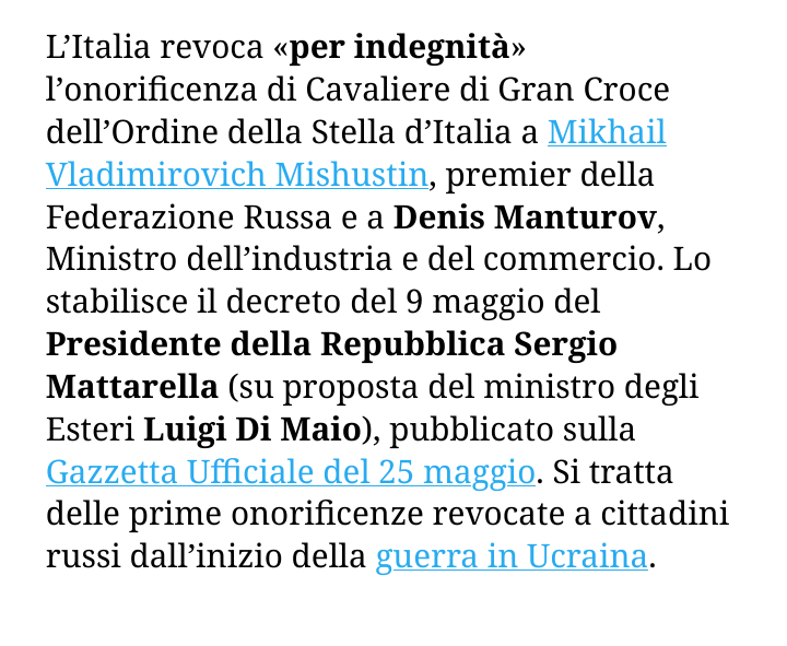 Avrei preferito la revoca di Monti da senatore a vita per indegnità.