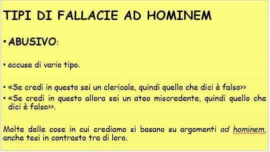 Fallacie logiche (parte 5) 