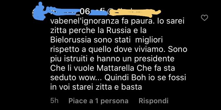 ? immagina di avere 14 anni e non sapere che Mattarella ricopre un ruolo figurativo e non ha alcun potere... immagina di avere 14 anni e credere che una dittatura sia meglio di una democrazia 