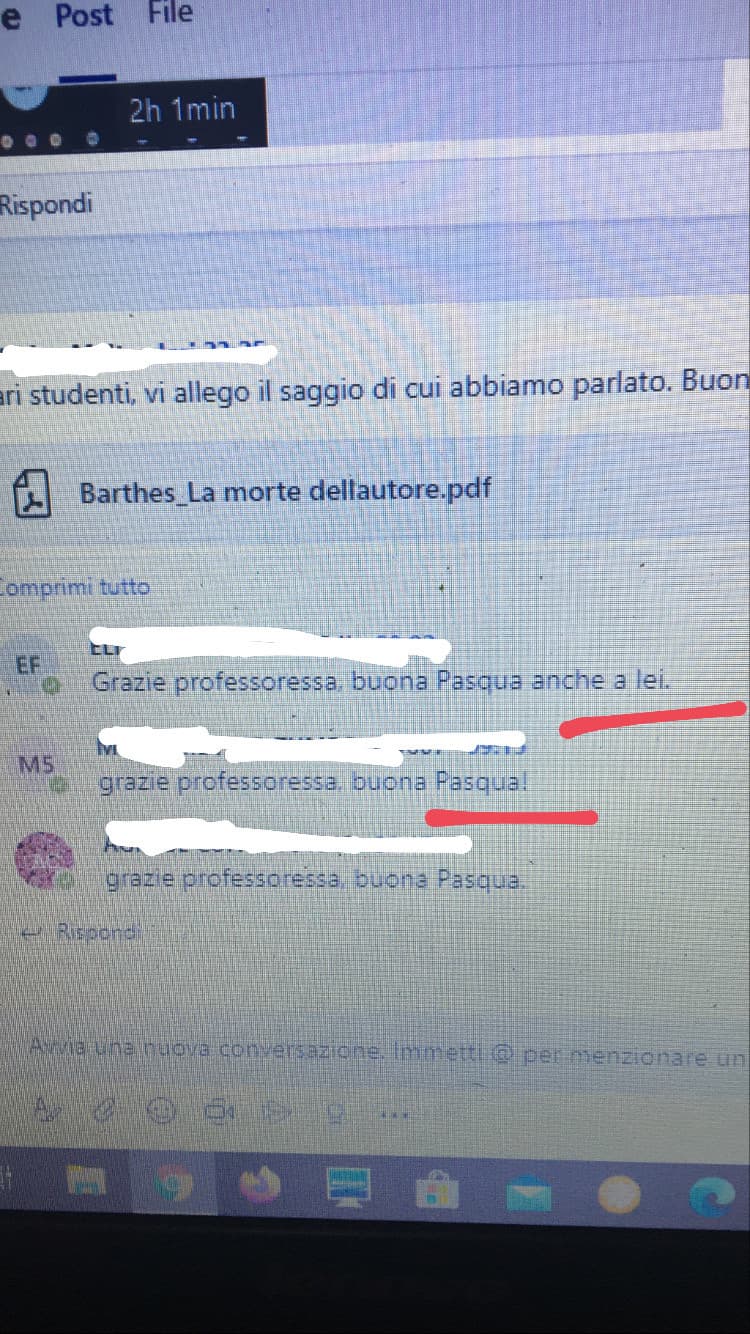 Ho capito che frequentiamo lettere ma perché mettono tutti il punto? CHE URTO IL PUNTO FINALE