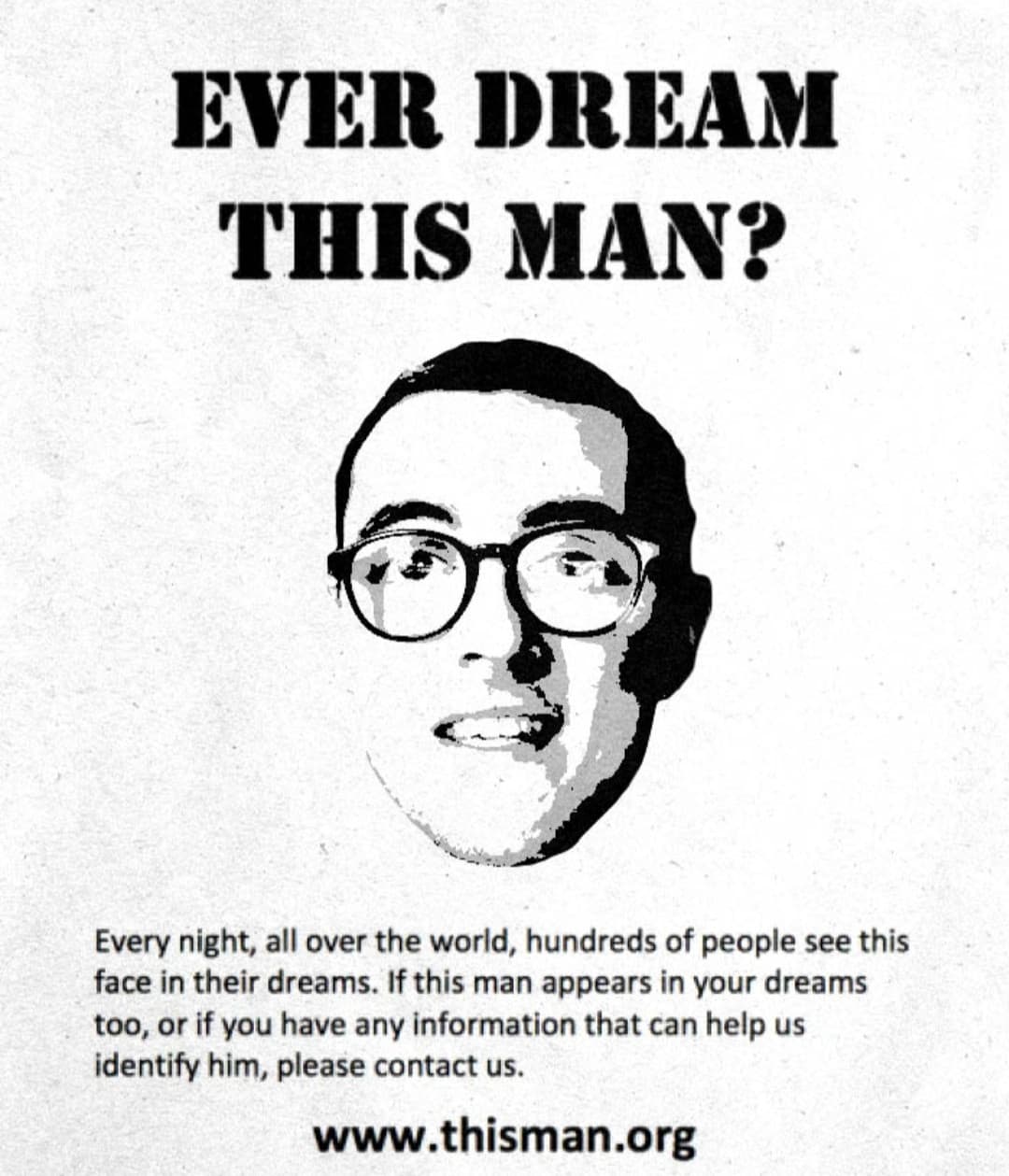 EVER DREAM THIS MAN??